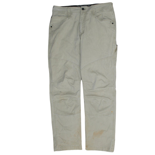 Wrangler Men's Beige Straight Fit Jeans 34W 30L All Terrain Gear