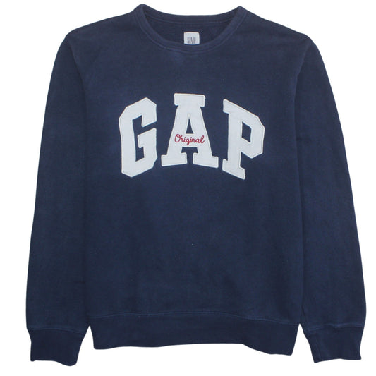GAP Men's Blue Original Logo Pullover Sweatshirt Size M