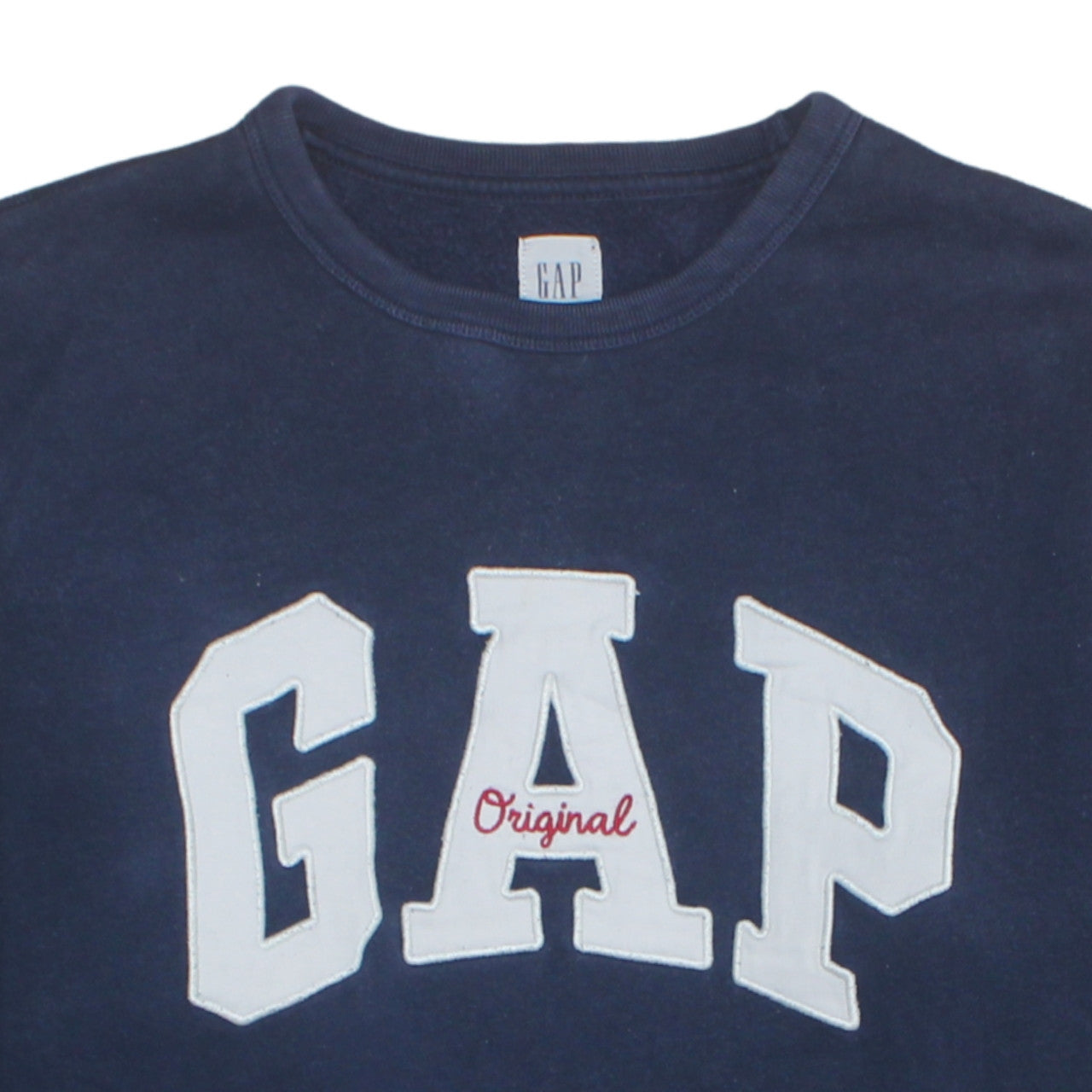 GAP Men's Blue Original Logo Pullover Sweatshirt Size M