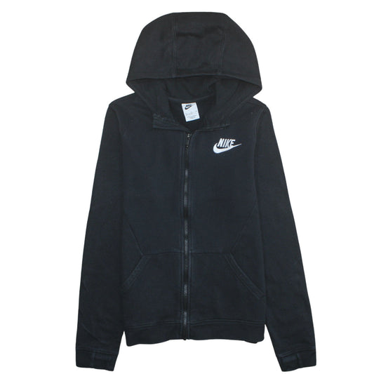 Nike Men's Black XL Full Zip Hoodie Sports Fleece Sweatshirt