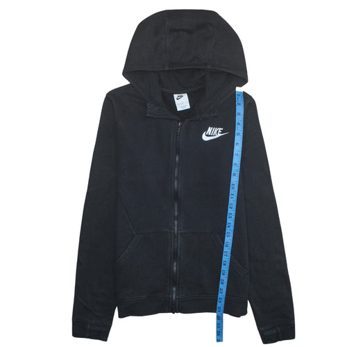 Nike Men's Black XL Full Zip Hoodie Sports Fleece Sweatshirt
