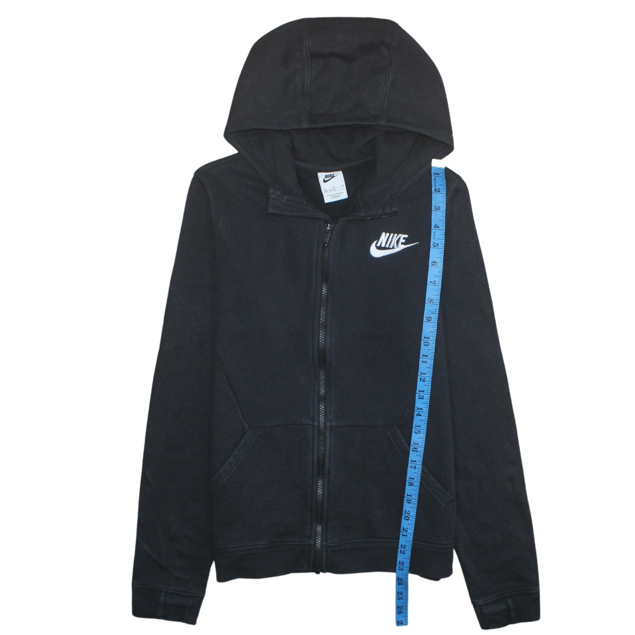 Nike Men's Black XL Full Zip Hoodie Sports Fleece Sweatshirt