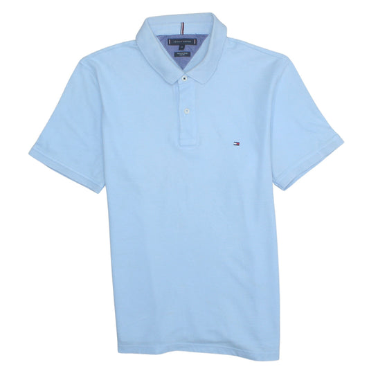 Tommy Hilfiger Men's Blue Slim Fit 2XL Cotton Polo Shirt