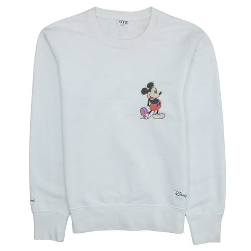 Uniqlo UT Disney Women's White Mickey Sweatshirt Size S