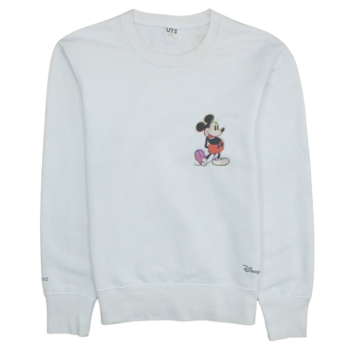 Uniqlo UT Disney Women's White Mickey Sweatshirt Size S