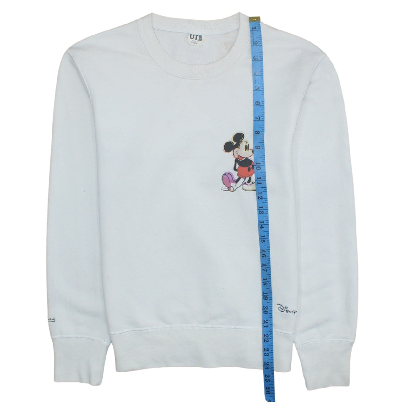 Uniqlo UT Disney Women's White Mickey Sweatshirt Size S