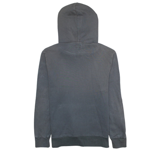 Levi's Men's Grey Pullover Hoodie M Logo Print Cotton Fleece