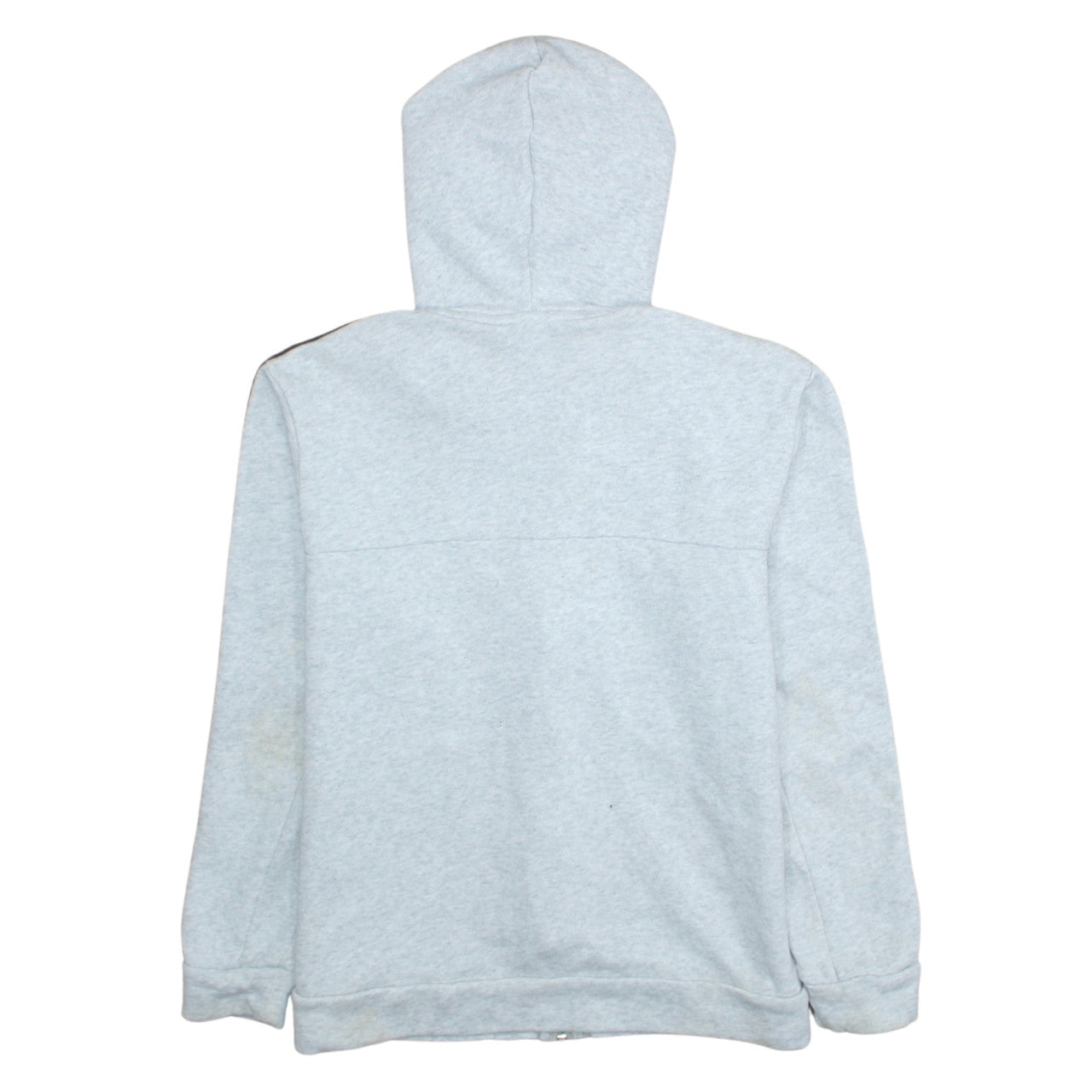 Adidas Boys Grey Full Zip Hoodie 13-14 Years Hooded Sportswear