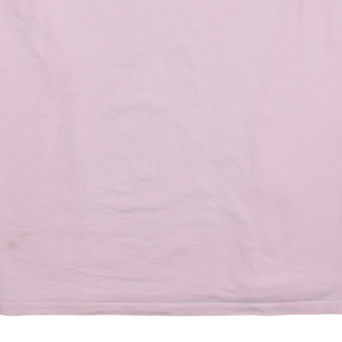 Levi's Women's Pink 3XL Basic Cotton Crew Neck T-Shirt