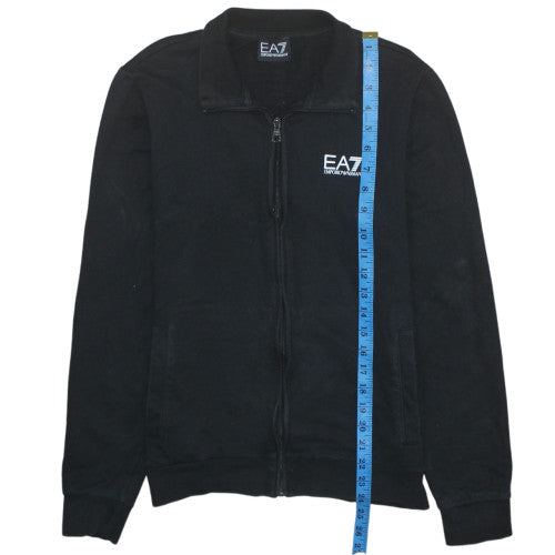 Emporio Armani EA7 Men's Black Full Zip Sweatshirt Size M