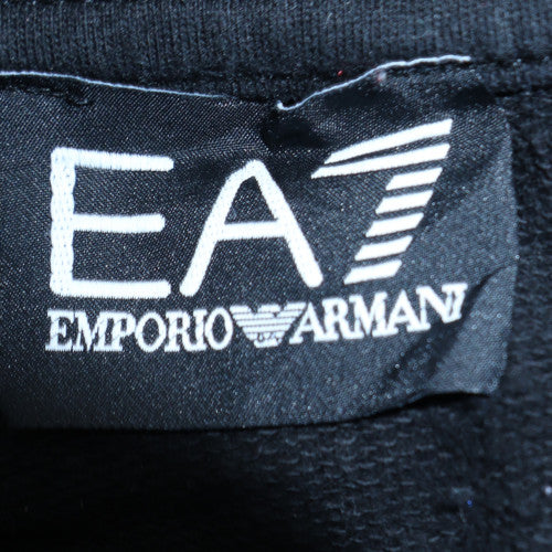 Emporio Armani EA7 Men's Black Full Zip Sweatshirt Size M
