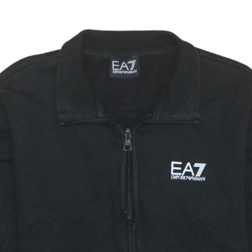 Emporio Armani EA7 Men's Black Full Zip Sweatshirt Size M
