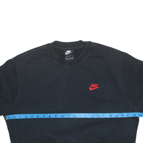 Nike Men's Black Crew Neck Pullover Sweatshirt M Sports Logo