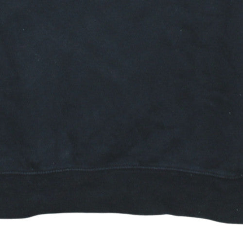 Nike Men's Black Crew Neck Pullover Sweatshirt M Sports Logo