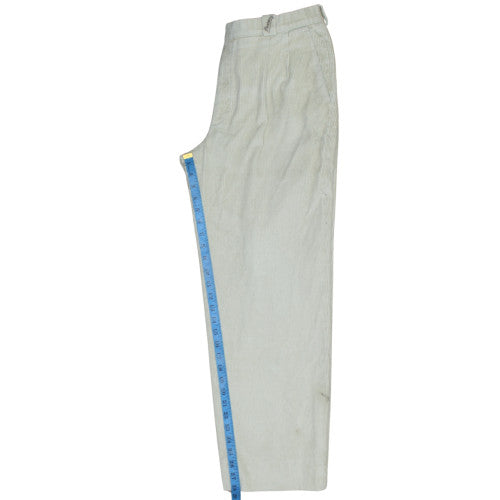 Burberry Men’s Beige Corduroy Chino Trousers Size 46 Regular