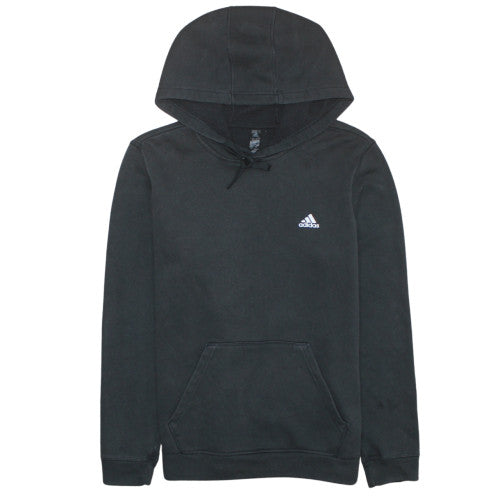 Adidas Men's Black Pullover Hoodie M Fleece Sportswear