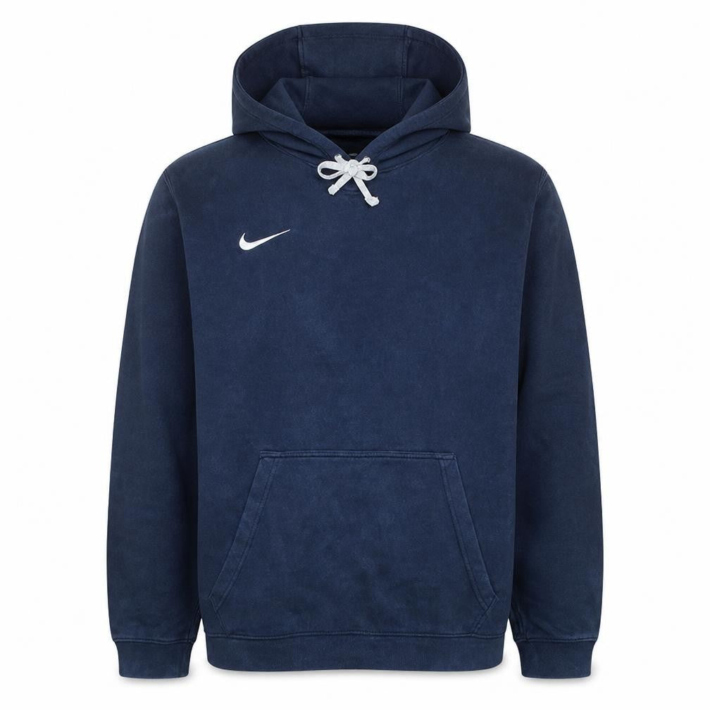 Nike Men's Blue Pullover Hoodie L Sports Fleece Sweatshirt