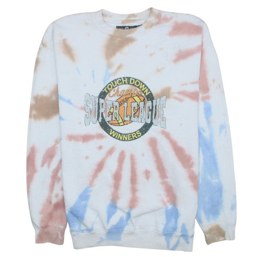Daisy Street Unisex Multicoloured Tie Dye Sweatshirt S Retro Sports Pullover