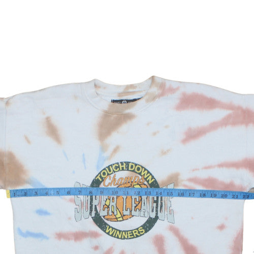 Daisy Street Unisex Multicoloured Tie Dye Sweatshirt S Retro Sports Pullover