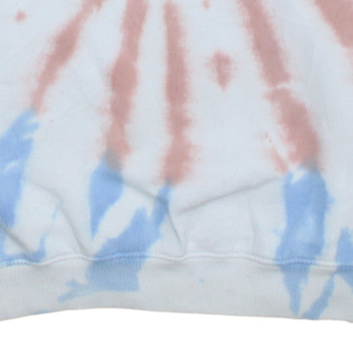 Daisy Street Unisex Multicoloured Tie Dye Sweatshirt S Retro Sports Pullover