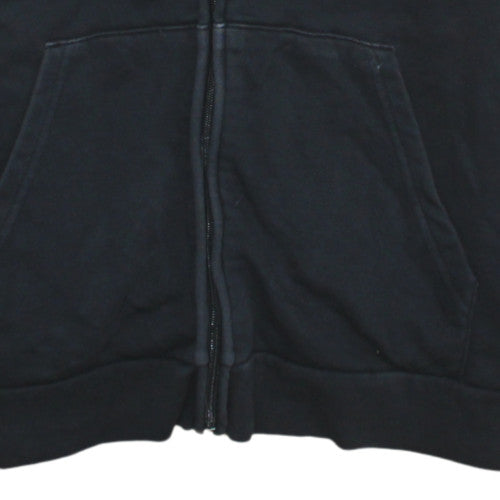 Adidas Mens Black Full Zip Hoodie L Lightweight Sportswear