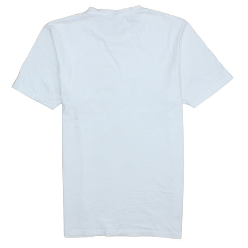 Ellesse Men's White Graphic Logo Crew Neck Cotton T-Shirt Size M