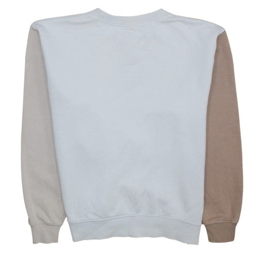 Nike Men's Beige Crew Neck Sweatshirt L Relaxed Fit Pullover