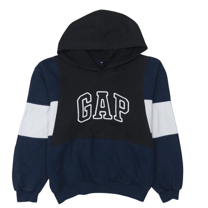 GAP Men's Multicoloured Pullover Hoodie XL Fleece Logo Sweatshirt