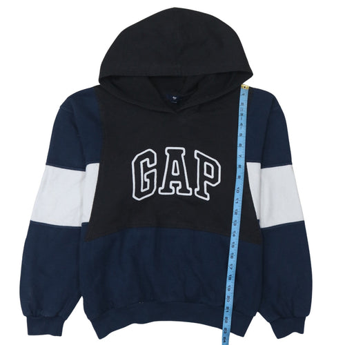 GAP Men's Multicoloured Pullover Hoodie XL Fleece Logo Sweatshirt