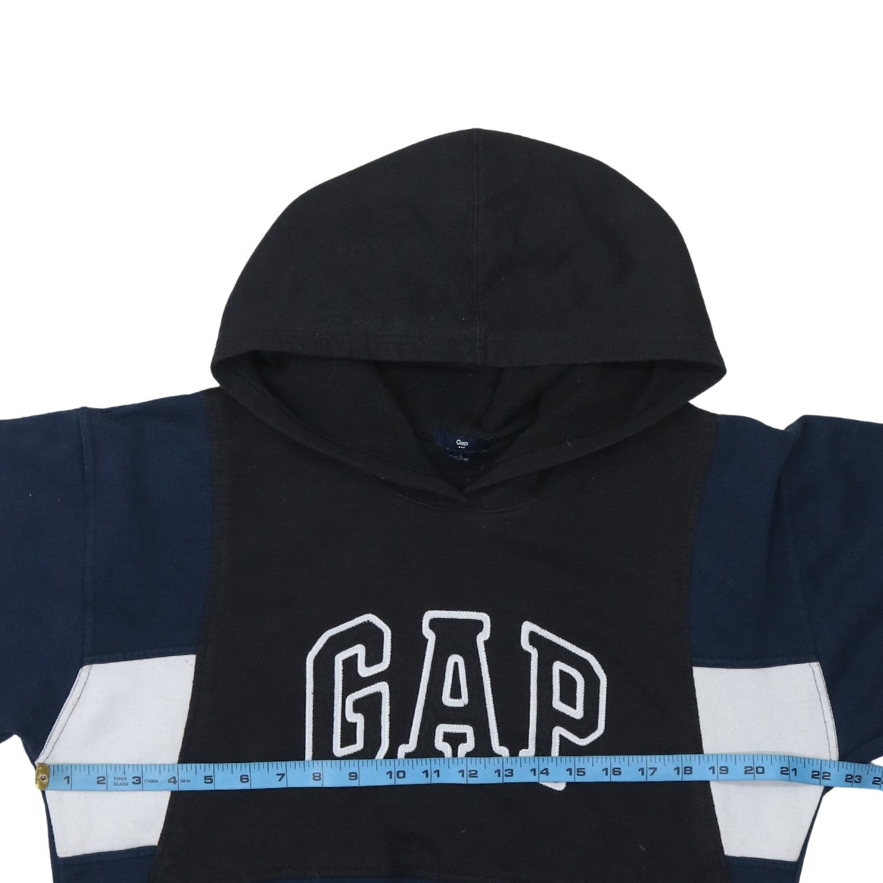 GAP Men's Multicoloured Pullover Hoodie XL Fleece Logo Sweatshirt