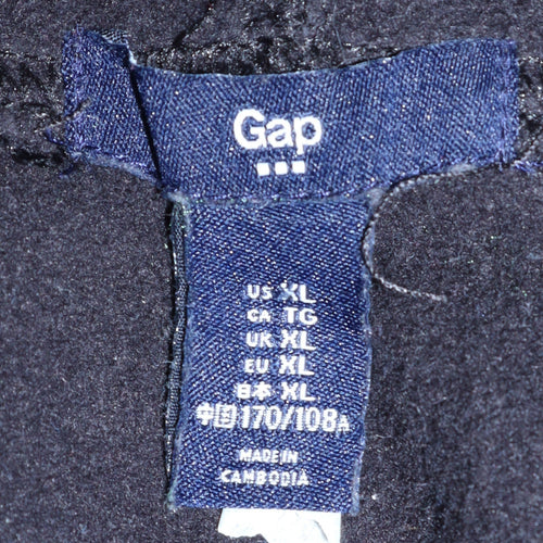 GAP Men's Multicoloured Pullover Hoodie XL Fleece Logo Sweatshirt