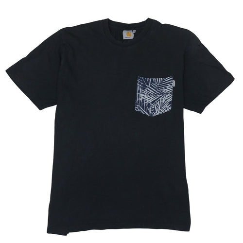 Carhartt Mens Black XL Pocket Graphic Cotton T-Shirt