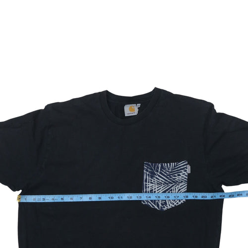 Carhartt Mens Black XL Pocket Graphic Cotton T-Shirt