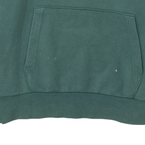 Puma Men's Green Pullover Hoodie Small Logo Sportswear