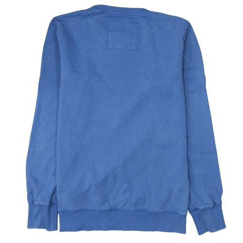 Superdry Men's Blue Crew Neck Graphic Sweatshirt Size M