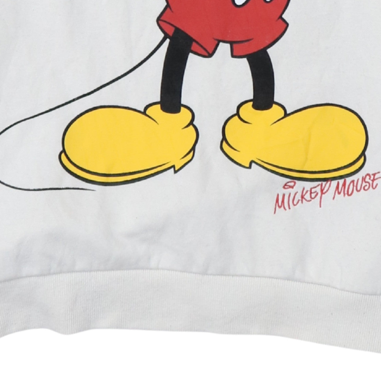 Disney Mickey Mouse White Hoodie Teen Girls Size 158CM Cotton Pullover