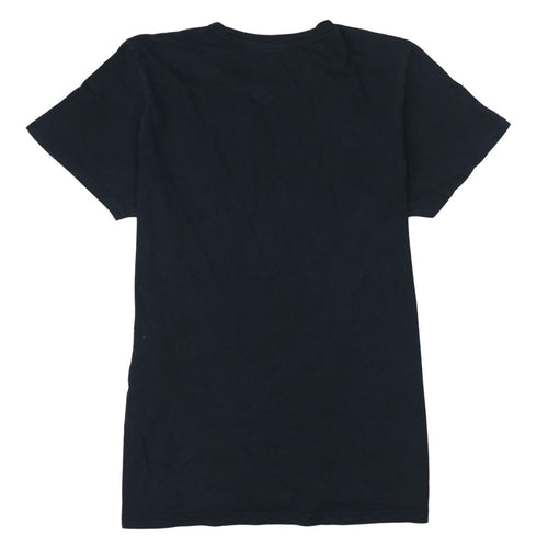Lee Men's Black Cotton Crew Neck Short Sleeve T-Shirt Size L