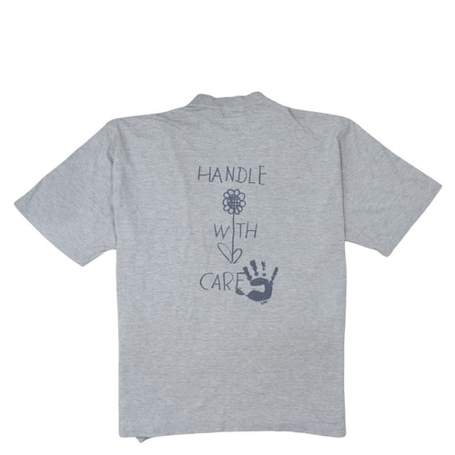 Hugo Boss Men's Grey Save the Planet Short Sleeve T-Shirt Size L
