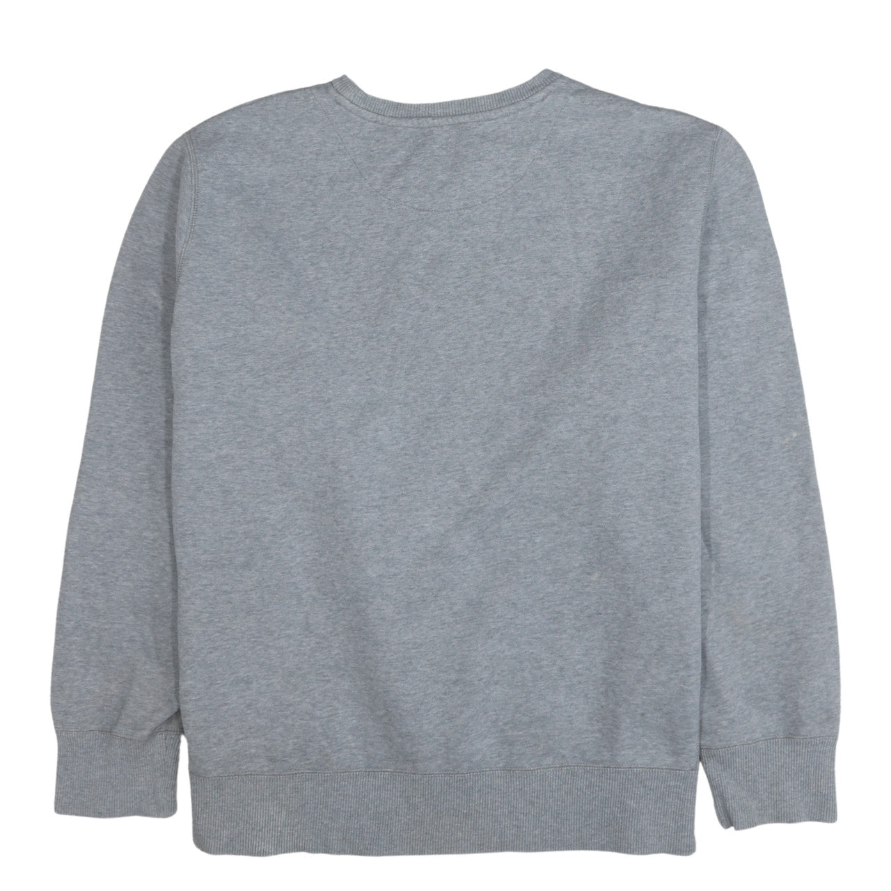 Nike Men's Grey Fleece Pullover Sweatshirt L Crew Neck Sportswear