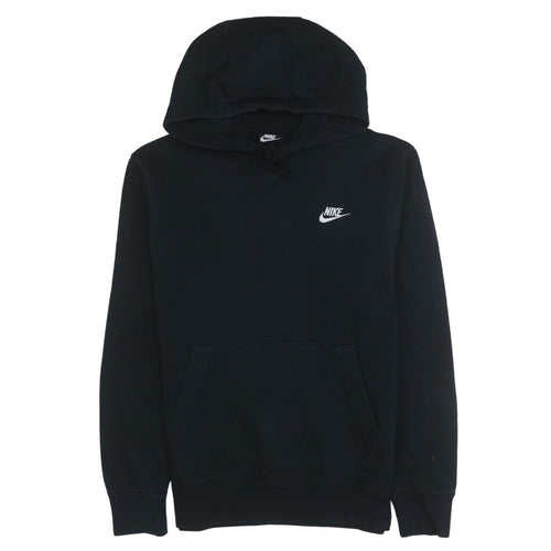 Nike Men's Black Small Pullover Hoodie Sweatshirt with Logo