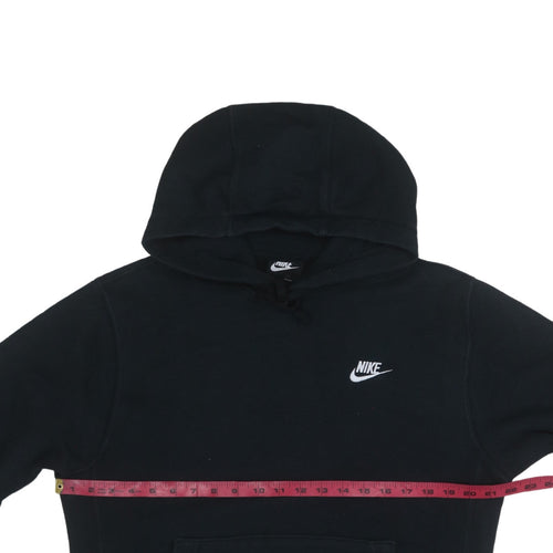 Nike Men's Black Small Pullover Hoodie Sweatshirt with Logo