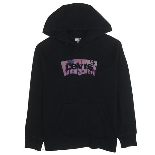 Levi's Men's Black M Pullover Hoodie Graphic Logo Sweatshirt
