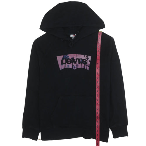 Levi's Men's Black M Pullover Hoodie Graphic Logo Sweatshirt