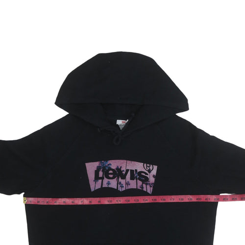 Levi's Men's Black M Pullover Hoodie Graphic Logo Sweatshirt