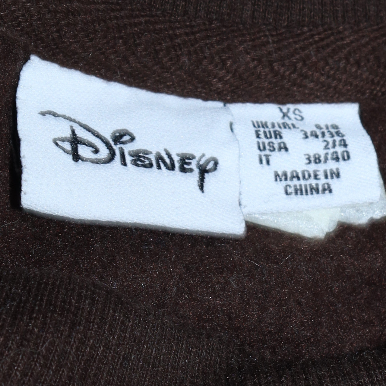 Disney Women Brown Bambi Graphic Pullover Sweatshirt XS