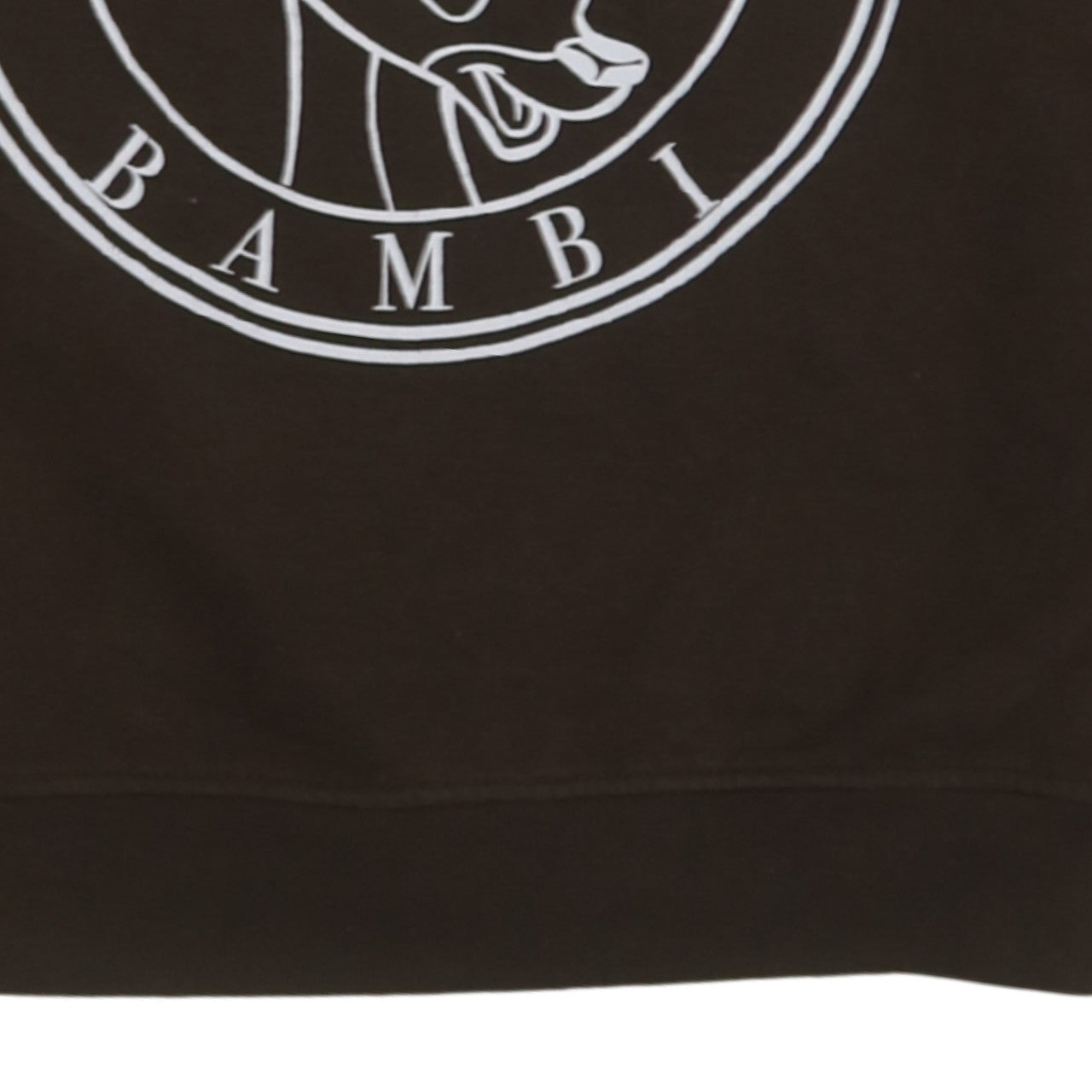 Disney Women Brown Bambi Graphic Pullover Sweatshirt XS