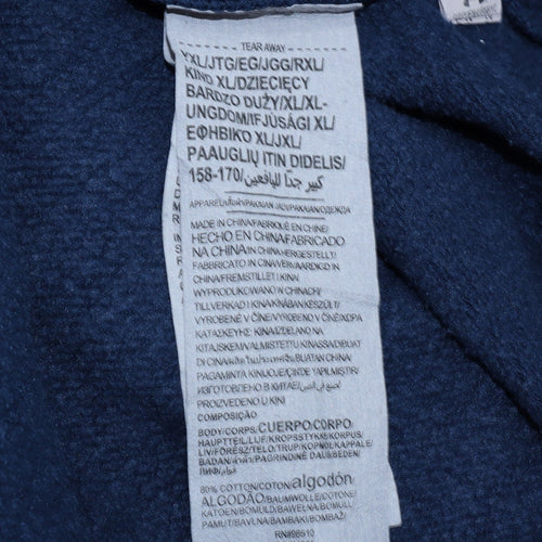 Under Armour Teens Blue Pullover Hoodie XL Relaxed Fit Fleece