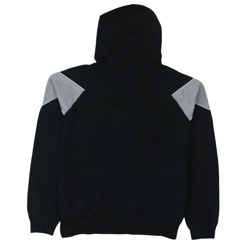 Fila Men's Black & Grey Pullover Hoodie Medium Logo Sweatshirt