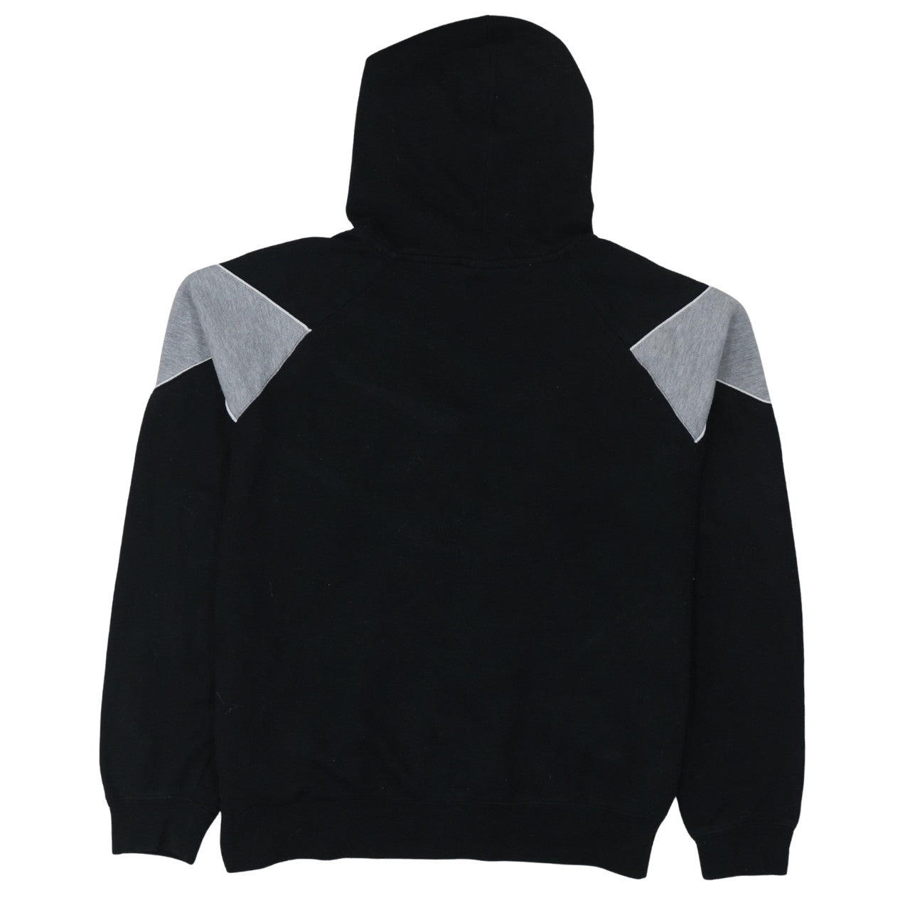 Fila Men's Black & Grey Pullover Hoodie Medium Logo Sweatshirt