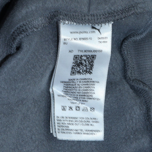 Puma Men's Grey Full Zip Hoodie XL Sportswear Sweatshirt